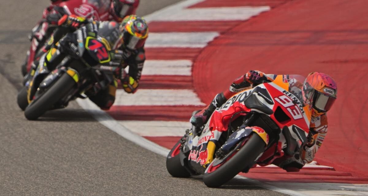 El pequeño milagro de Honda en India: Márquez, 4.º, y Mir, 10.º, pasan a la Q2