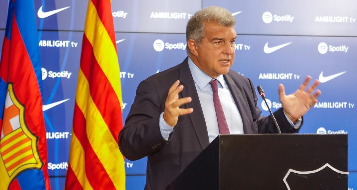 Laporta: “Los culés pueden estar tranquilos. El Barça será absuelto del caso Negreira”