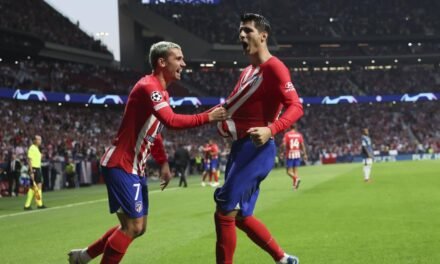 Morata golea y rescata a un Atlético indolente