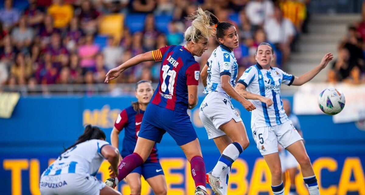 El Barça sigue líder y Alexia acaricia la historia