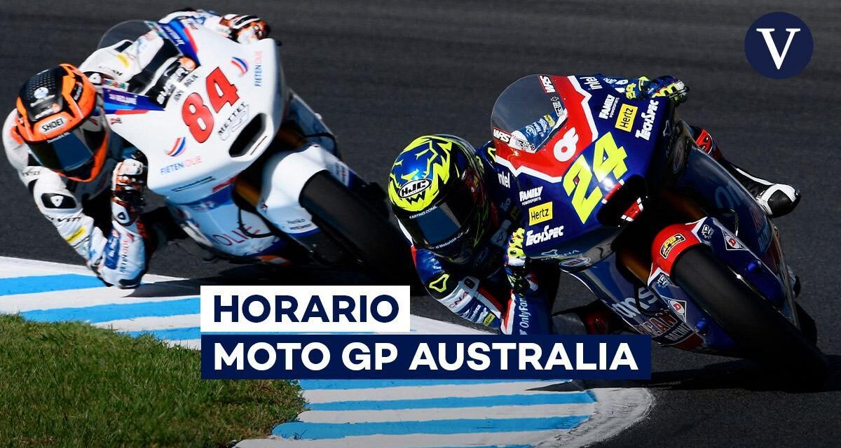 GP de Australia de MotoGP: horario y dónde ver la clasificación y la carrera por TV