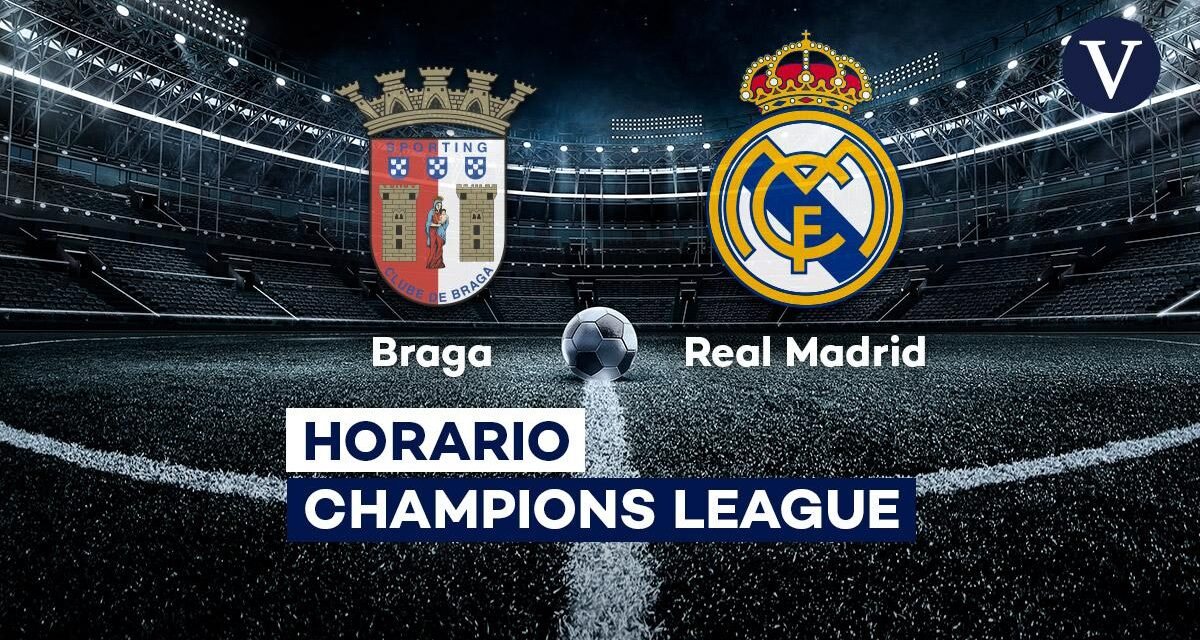 Braga – Real Madrid | Horario y dónde ver hoy el partido de la Champions League por TV