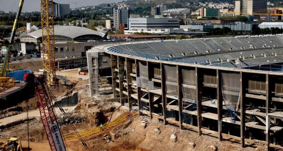 Así se ven por dentro las obras del Spotify Camp Nou