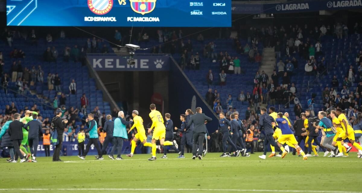 Detenidos otros siete aficionados del Espanyol por impedir la celebración del Barça en Cornellà