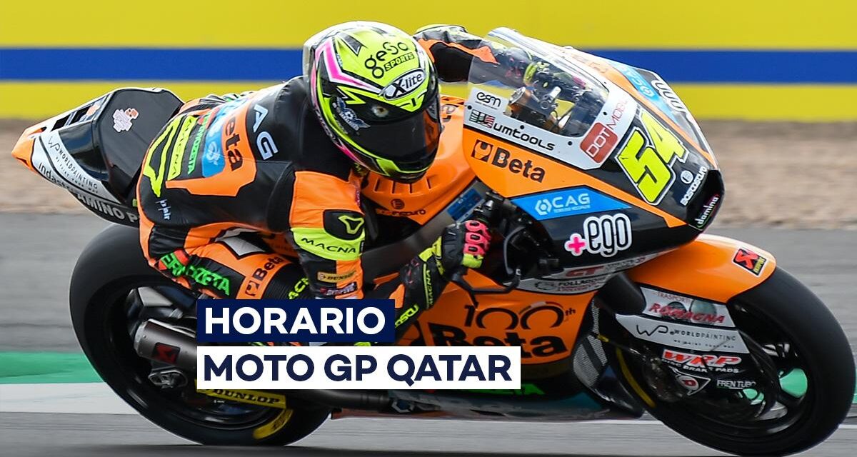 GP de Qatar de MotoGP: horario y dónde ver los entrenamientos, la clasificación, el sprint y la carrera por TV