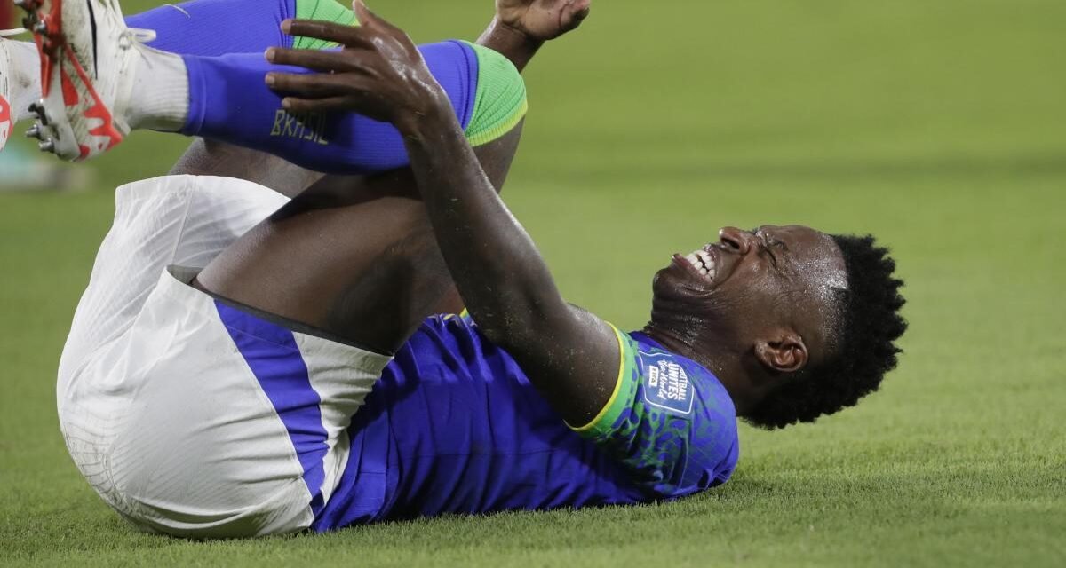 El Madrid pierde a Vinícius dos meses y medio