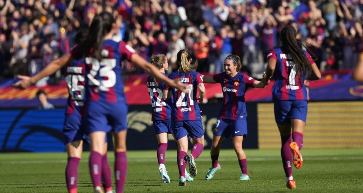 El Barça se divierte en Montjuïc y aplasta al Madrid en un nuevo clásico blaugrana