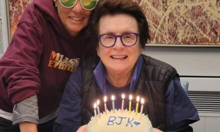 Billie Jean celebra su 80 cumpleaños jugando a tenis