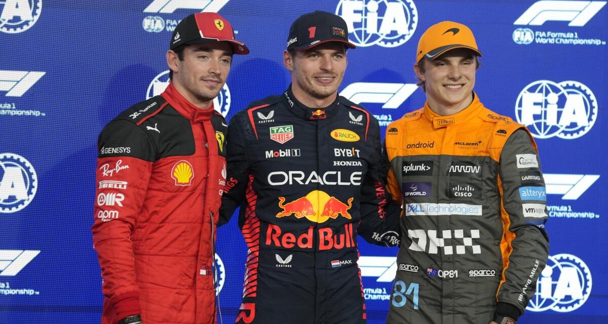 Verstappen termina el 2023 como lo empezó y se lleva la ‘pole position’ en Abu Dabi