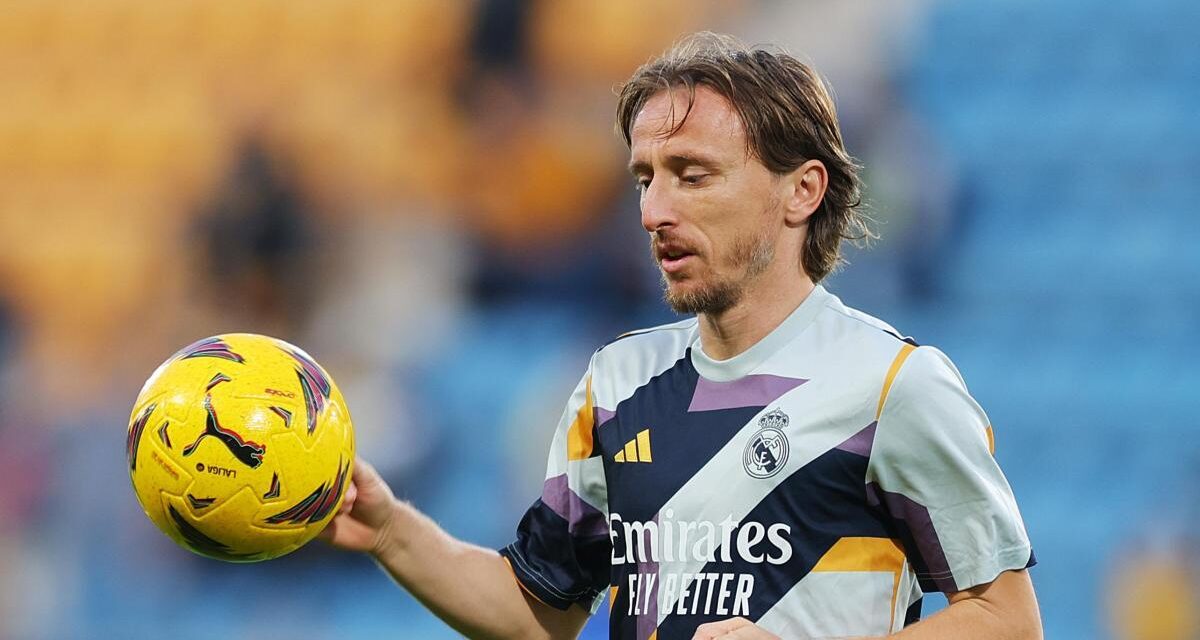 Modric, baja contra el Nápoles por una sobrecarga muscular