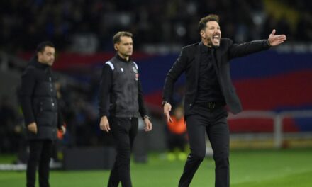 Simeone: “Lástima que nos faltó la contundencia que el Barça sí tuvo en la primera parte”