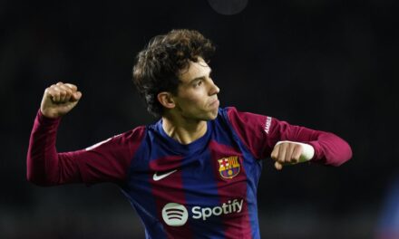 João Félix celebra a lo grande su gol contra el Atlético