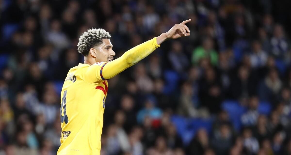 Araújo y Frenkie de Jong regresan a la titularidad en “la final” de Mestalla