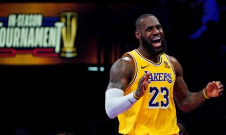 Un LeBron estelar guía a los Lakers a la primera final de Copa ante la sorpresa de los Pacers