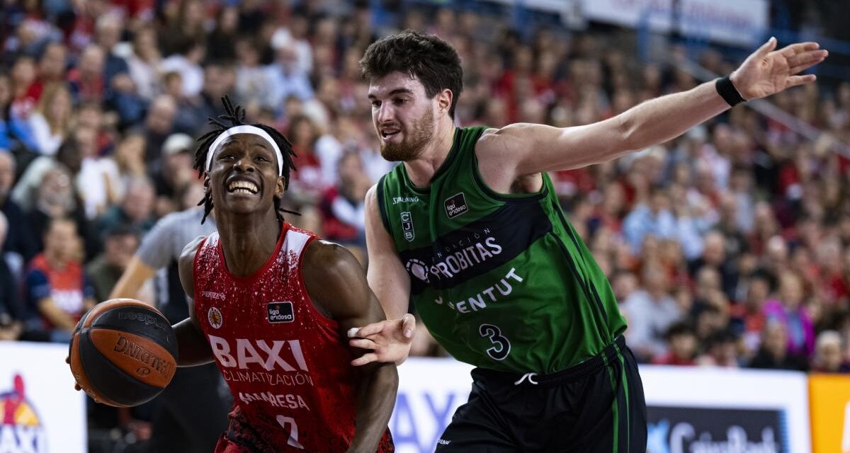 Paso de gigante del Manresa para estar en la Copa tras vencer al Joventut (102-89)