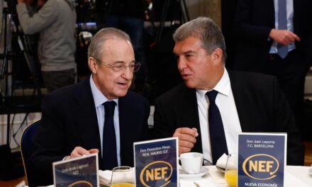 Laporta y Florentino se verán las caras en la embajada española de Riad