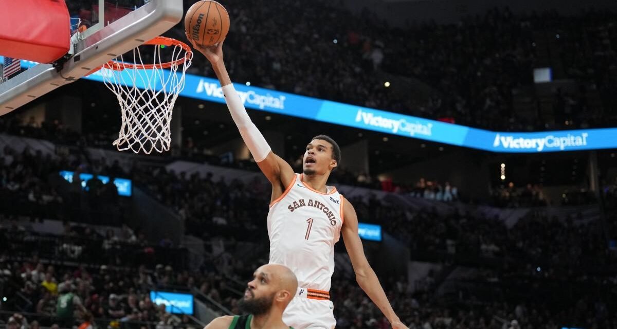 Los Celtics le amargan el comienzo de año a Wembanyama
