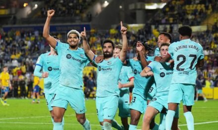 El Barça logra un pobre milagro en Canarias