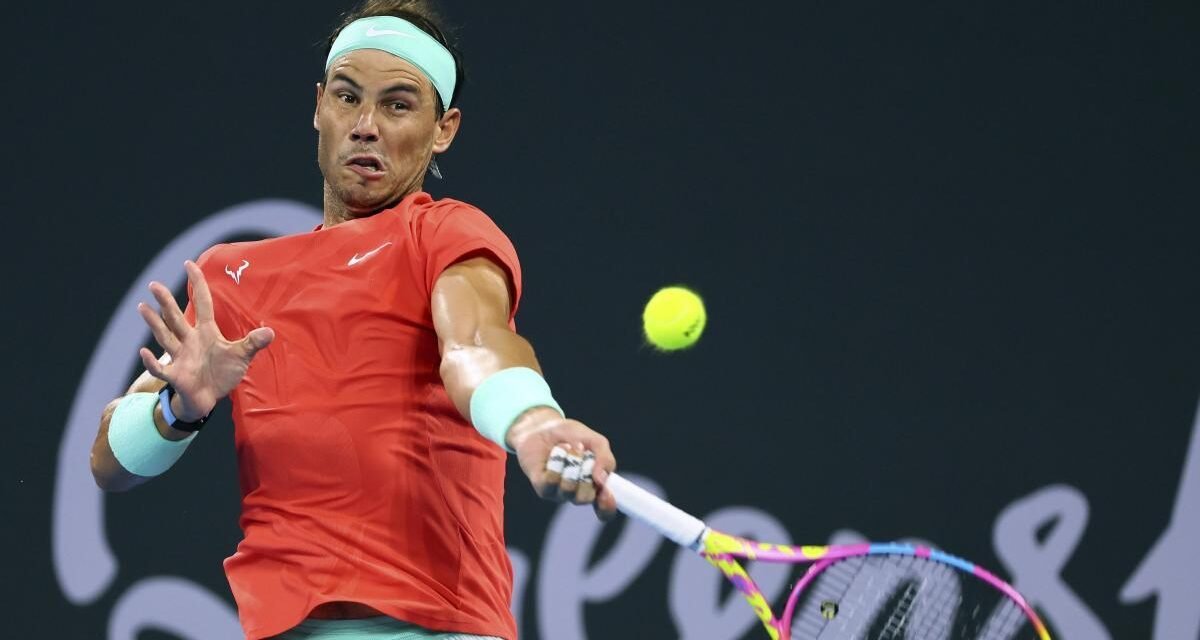 Rafa Nadal ve frenada su progresión al tercer partido de su regreso