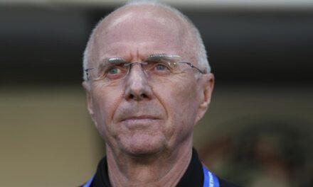 Sven-Goran Eriksson revela que le queda “como máximo” un año de vida