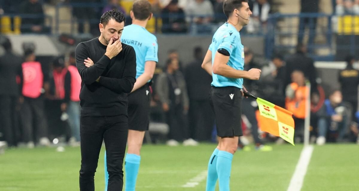 Xavi Hernández: “Estoy enfadado como culé, siento decepción y tristeza, y pido perdón”