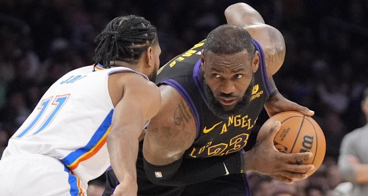 Los Lakers resurgen ante los Thunder y los Warriors muerden el polvo contra los Grizzlies