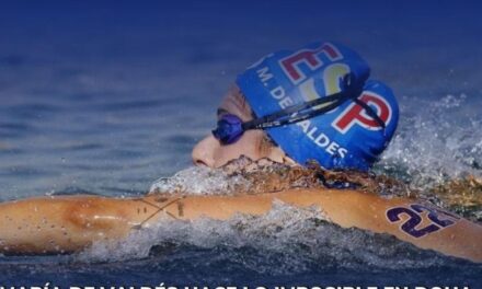 La española María de Valdés, subcampeona del mundo en los 10 kilómetros de aguas abiertas