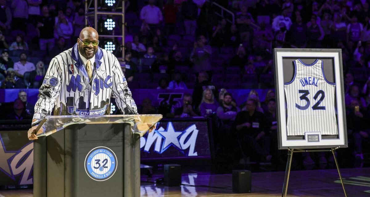 Los Magic retiran la camiseta de Shaquille O’Neal
