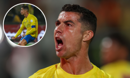 Polémica en Arabia Saudí por el gesto obsceno de Cristiano Ronaldo a la afición que le cantaba “Messi, Messi”