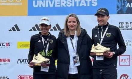 Pol Espinosa y Cristina Silva vuelan en una Unirun marcada por la lluvia