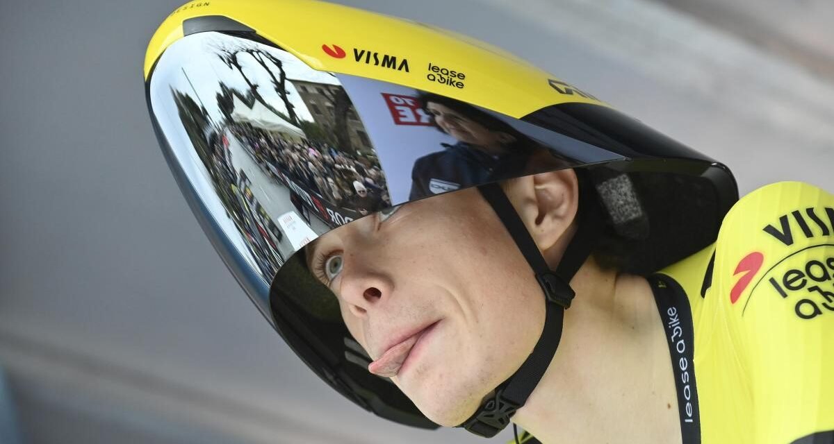 El Visma y Vingegaard revolucionan con su nuevo casco de contrarreloj