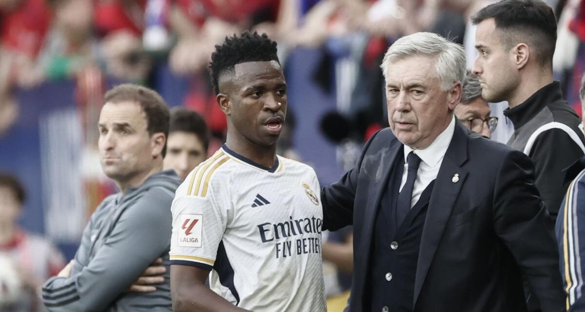 Ancelotti: “Vinícius debe controlarse un poco más”