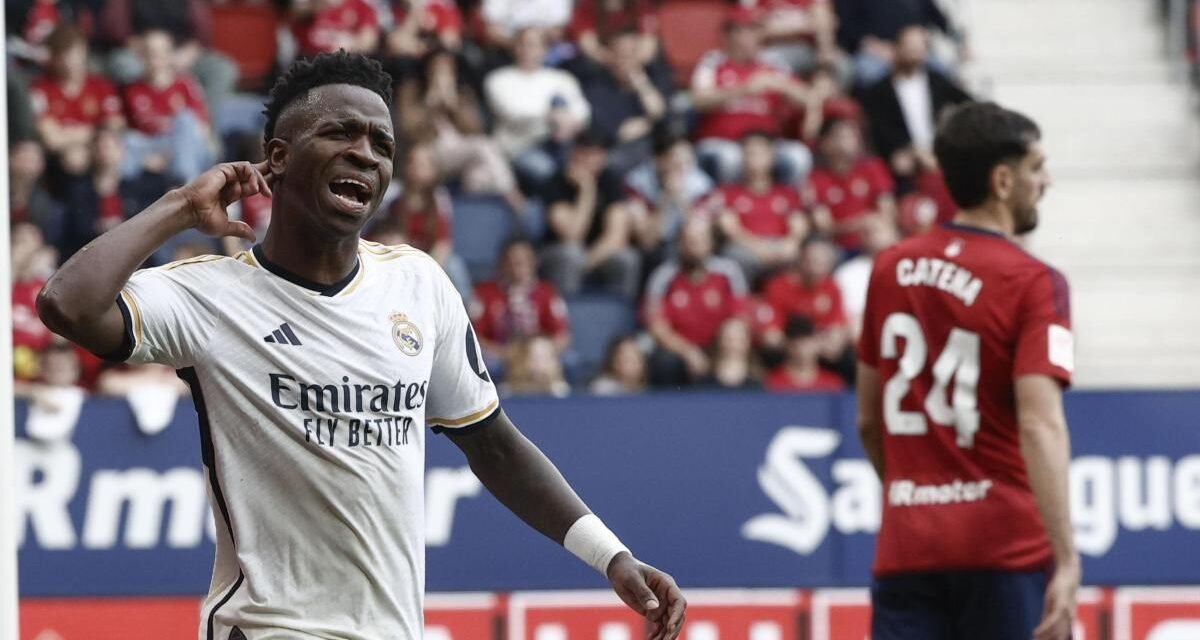 El Real Madrid denuncia a Martínez Munuera por “omitir de forma deliberada” los insultos a Vinícius