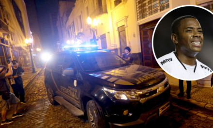 La policía brasileña detiene a Robinho para su ingreso en prisión por una violación grupal