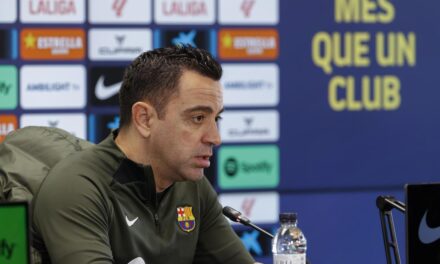 Xavi: “No sentenciamos y al final acabamos sufriendo”