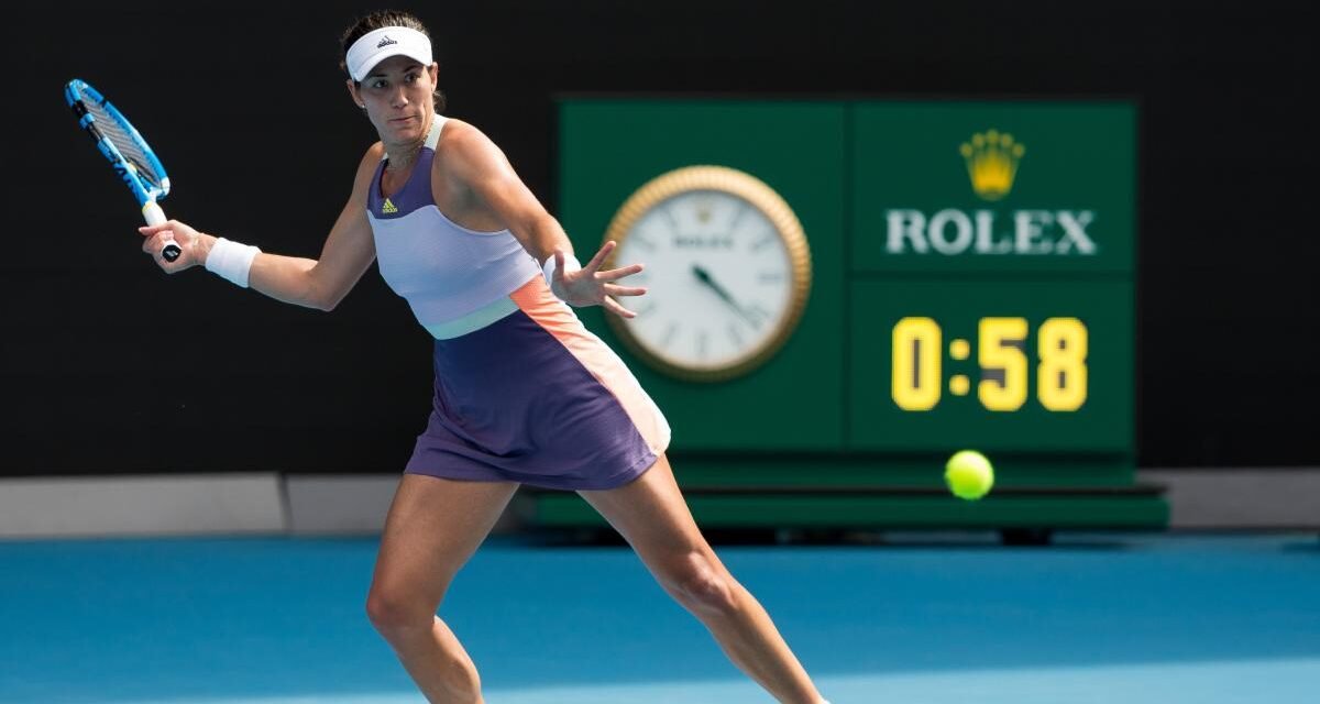 La tenista Garbiñe Muguruza anuncia su retirada