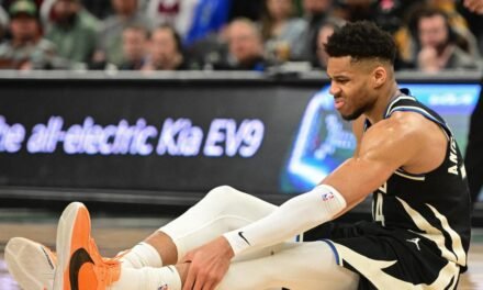 Los Bucks pierden a Antetokounmpo en el partido con menos tiros libres de la historia