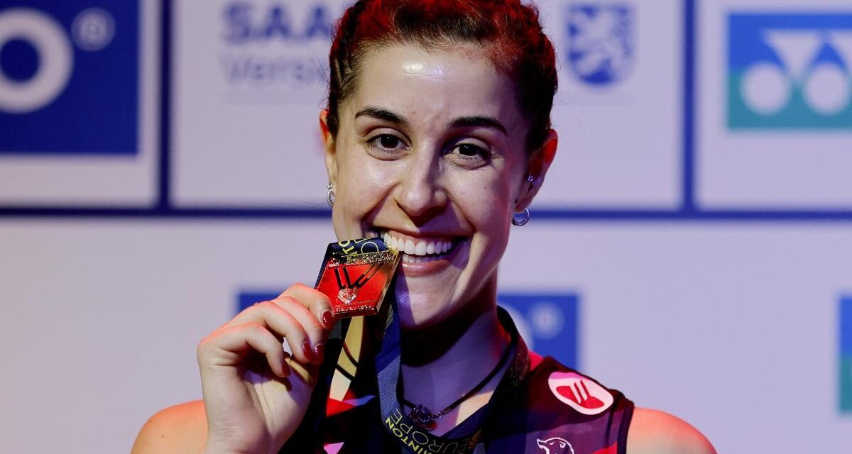 Carolina Marín, campeona de Europa por séptima vez