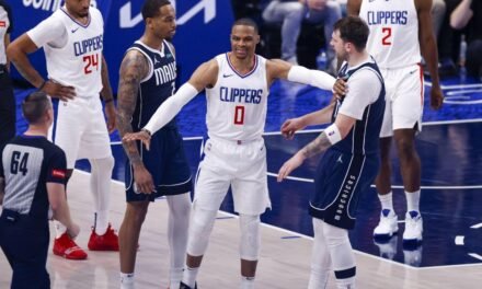 Cinco técnicas, una falta flagrante, dos expulsados… los Mavericks sobreviven a las tanganas