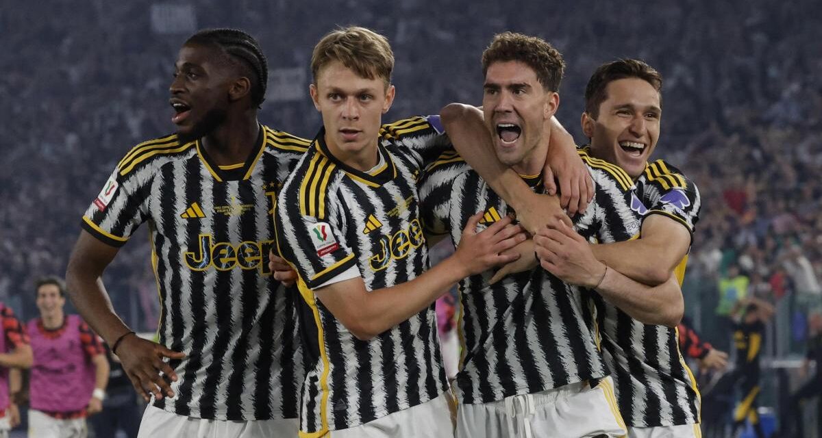 Vlahovic corona al Juventus campeón de la Copa Italia