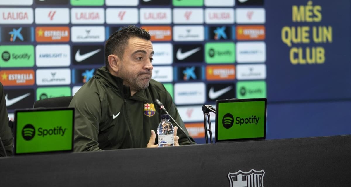 Las peores horas de Xavi