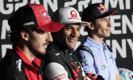 Martín birla el mejor tiempo a Marc Márquez en el primer ensayo de Montmeló
