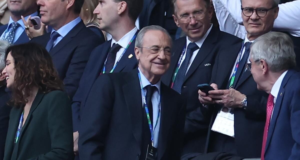 Florentino: “Es una historia de amor entre la Champions y el Real Madrid”