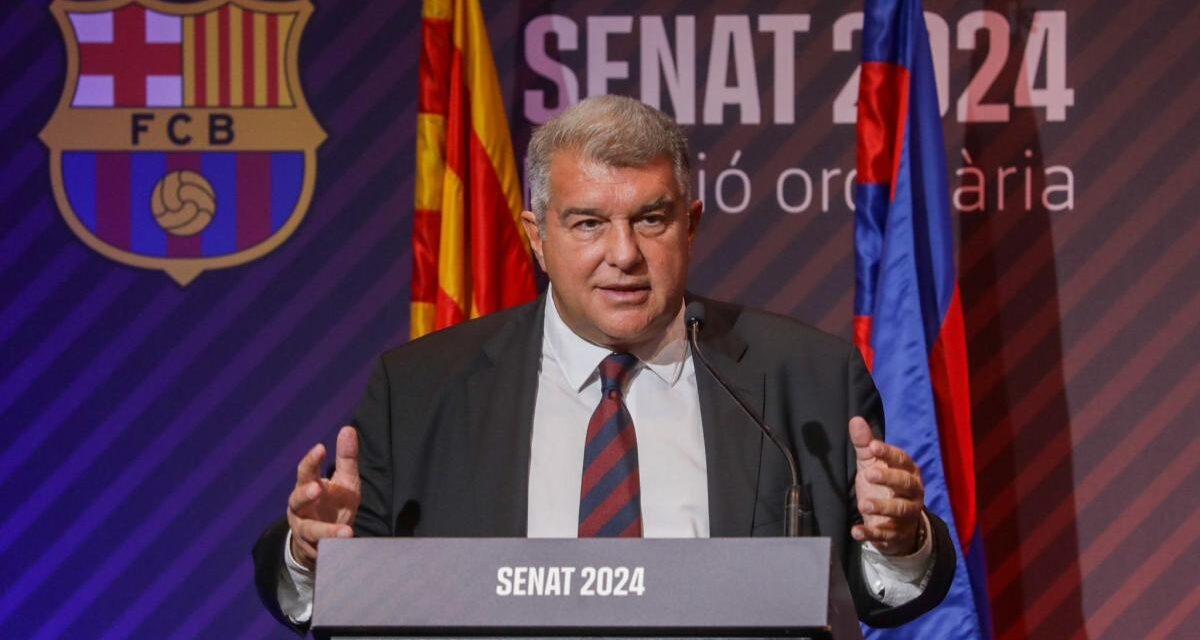 Laporta: “Era en 2021 cuando había que salvar al Barça; decirlo ahora es muy fácil”