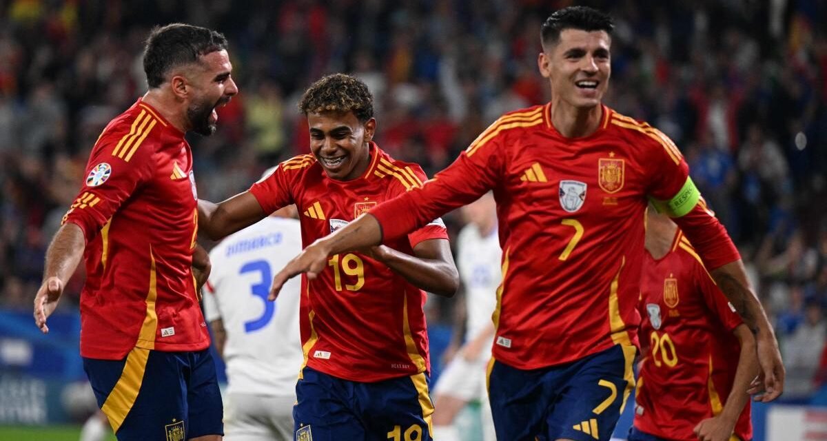 España atropella a Italia de camino a los octavos de final de la Eurocopa