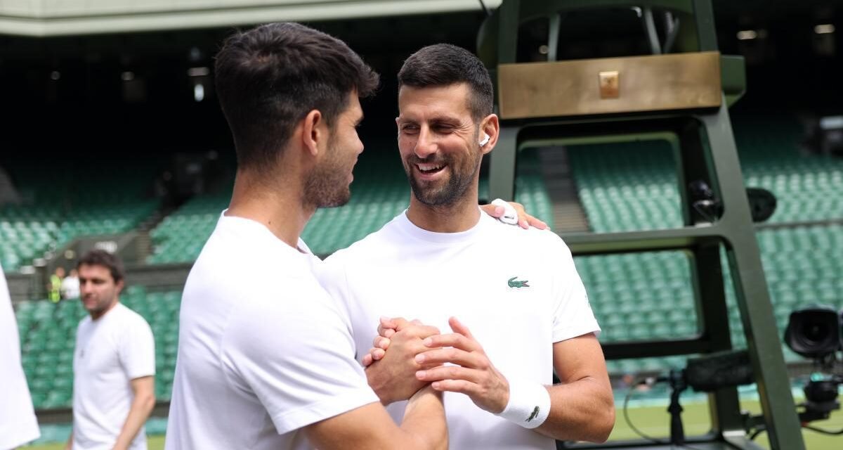 Alcaraz-Djokovic, sólo en la final de Wimbledon