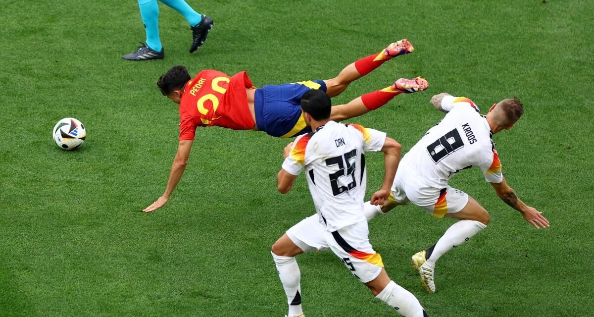 La dura falta de Kroos que lesionó a Pedri