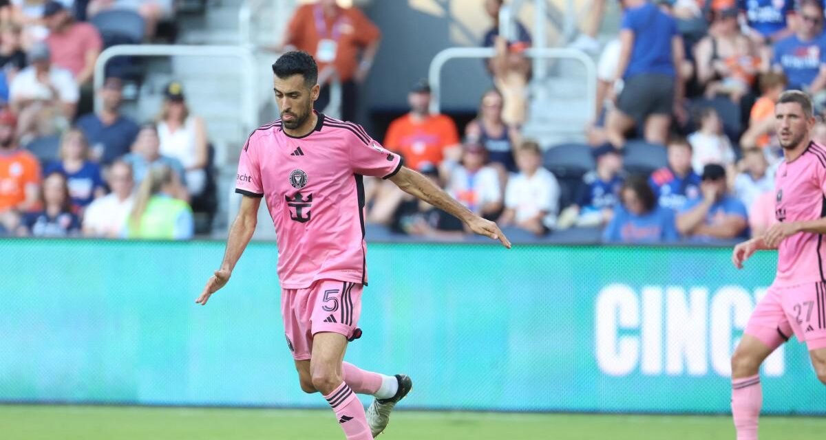 El Inter de Miami se estrella: 6-1 ante Cincinnati y expulsión de Busquets en 20 segundos