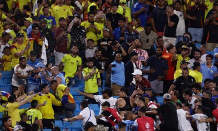 Jugadores de Uruguay se pelean con aficionados colombianos tras caer en la Copa América