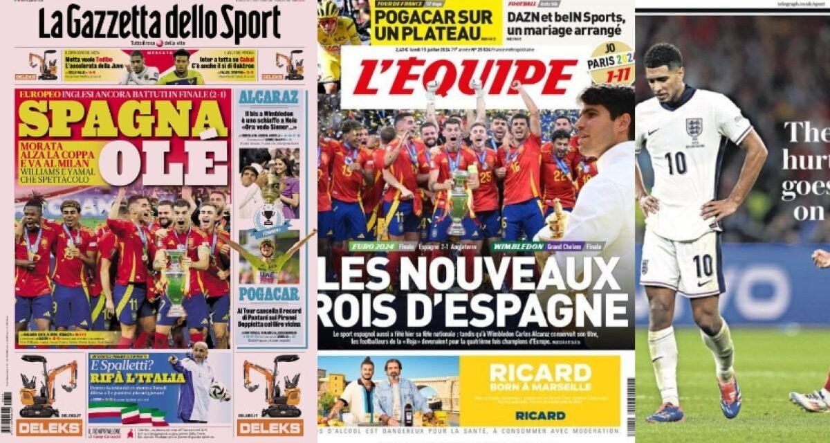 “El fútbol pertenece a España”: los medios internacionales se rinden a la campeona de la Eurocopa